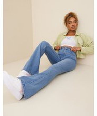 Pieces - Flare jeans - Light Blue Denim - Pcpeggy Flared Hw Jeans Lb Noos Bc - Jeans