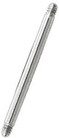 22 x 1,6 mm - Rett Stang - Blank (Barbell)