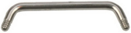 Staples barbell 45 Grader till 1,6 mm Kula - Titan stång