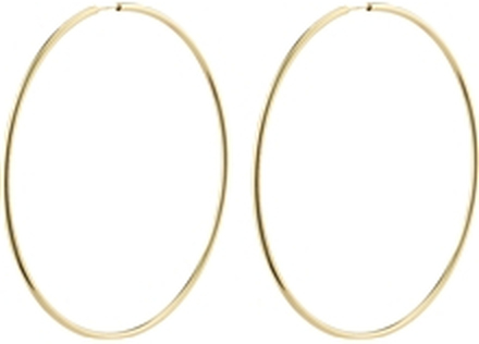 28232-2033 APRIL Gold Maxi Hoop Earrings 1 set