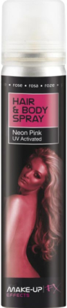 Neon Rosa UV-aktiverad Spray till Kropp & Hår 75 ml
