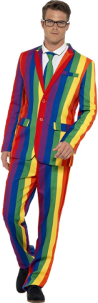 Rainbow Stand-Out Dress - Strl L