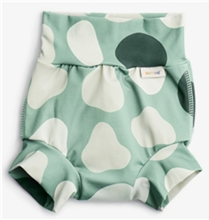 Vimse Swim Diaper High Waist Green Shapes M