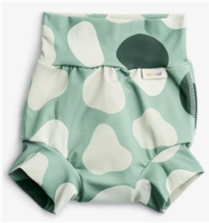 Vimse Swim Diaper High Waist Green Shapes S