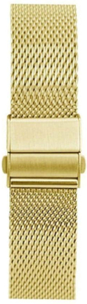 20mm Universal stainless steel watch strap with folding buckle - Gold