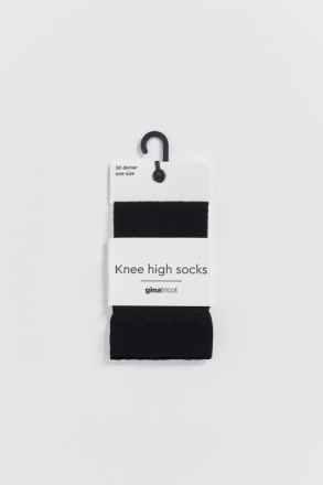 Gina Tricot - Knee high socks - Strømper - Black - ONESIZE - Female