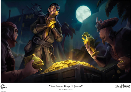 Sea of Thieves Limited Edition Art Print - Gold Hoarders