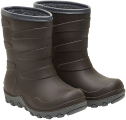 Thermal Boot Shoes Rubberboots High Rubberboots Lined Rubberboots Brun Mikk-line*Betinget Tilbud