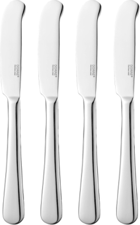 Butter Knife 4-Pack Sheli Home Tableware Cutlery Butter Knives Silver Dorre