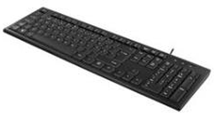 Deltaco TB-626 Keyboard USB, Pan-Nordic, Black