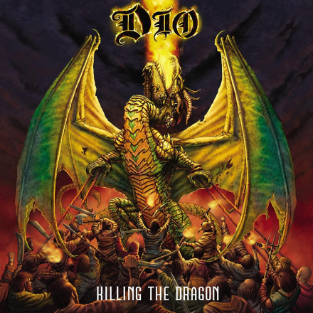 Dio: Killing the dragon (Red/Orange swirl)