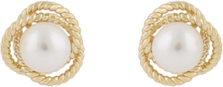 Lydia Pearl Ear Accessories Jewellery Earrings Studs White SNÖ Of Sweden