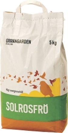 Fågelmat Granngården Solrosfrö Strimmiga+Svarta 5kg