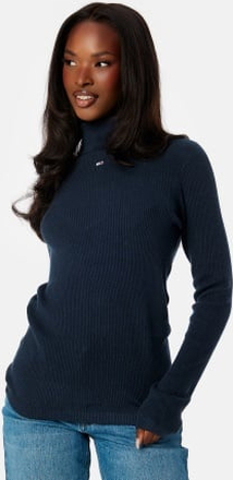 TOMMY JEANS Essential Turtleneck Sweater C87 Twilight Navy M