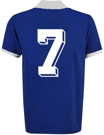 Bastia Retro Football Shirt 1978 + Number 7 (Rep)