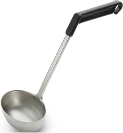 Suppeøse Ergonova 24 Cl Stål/Sort Home Kitchen Kitchen Tools Spoons & Ladels Multi/patterned Gense