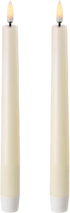 Uyuni Lighting - LED kronelys 20,5x2,3 cm 2 stk ivory