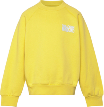 Organic Sweat Allisa Sweatshirt Tops Sweatshirts & Hoodies Sweatshirts Yellow Mads Nørgaard