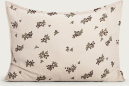 Muslin Pillowcase 50X60 Home Textiles Bedtextiles Pillow Cases Grå Garbo&Friends*Betinget Tilbud