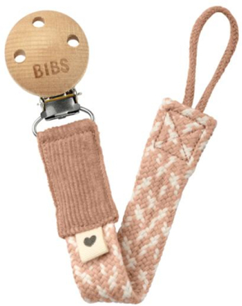 BIBS Accessories - Paci Braid Nappsnöre (Blush/Ivory)