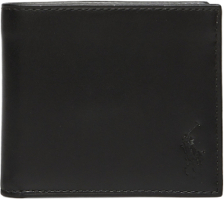 Signature Pony Leather Wallet Accessories Wallets Classic Wallets Black Polo Ralph Lauren
