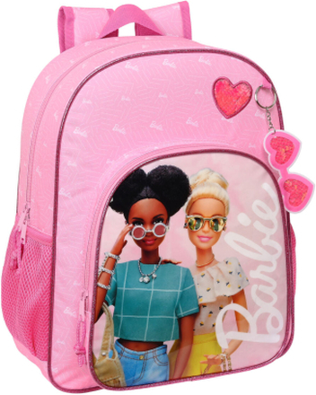 Skolryggsäck Barbie Girl Rosa 32 X 38 X 12 cm