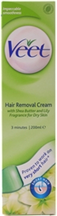 Veet Pure Hair Removal Cream - Dry Skin Body 200 ml