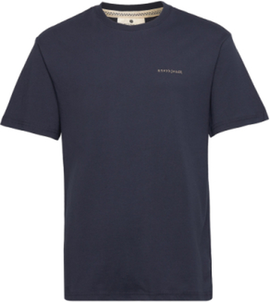 Akkikki S/S Sky Tee T-shirts Short-sleeved Marineblå Anerkjendt*Betinget Tilbud