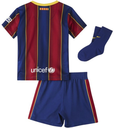 F.C. Barcelona 2020/21 Home Baby and Toddler Football Kit - Blue
