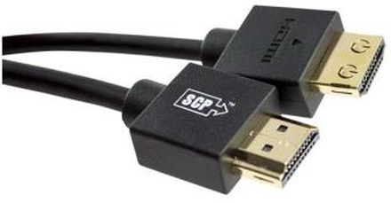 SCP 991UHD Ultra Slim Premium Certified W/Ethernet HDMI Cable 18Gbps 4K60 4:4:4 HDCP 2.2 2.5m