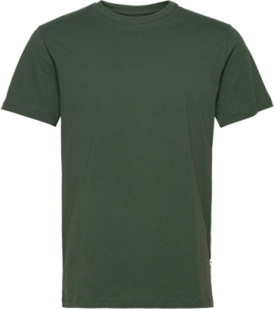 Slhnorman180 Ss O-Neck Tee S T-shirts Short-sleeved Grønn Selected Homme*Betinget Tilbud