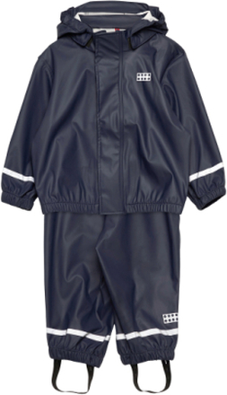 Lwjivan 200 - Pu Rain Set Outerwear Rainwear Rainwear Sets Blue LEGO Kidswear