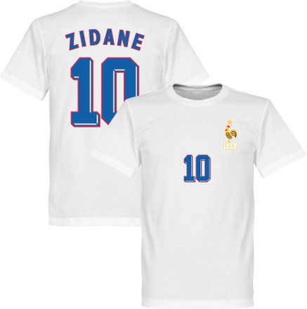 Frankrijk Zidane 10 1998 Away T-Shirt - Kinderen - 10