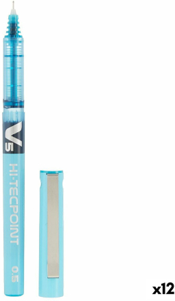Penna för flytande bläck Pilot V-5 Hi-Tecpoint Ljusblå 0,3 mm