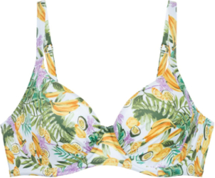 Monte Solaro Bikini Top Swimwear Bikinis Bikini Tops Wired Bikinitops Yellow Dorina
