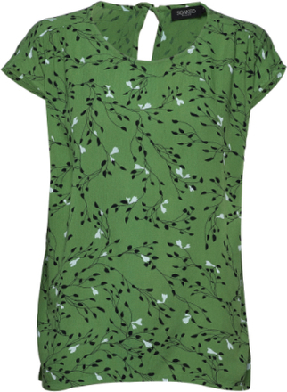 Slzaya Top Blouses Short-sleeved Grønn Soaked In Luxury*Betinget Tilbud