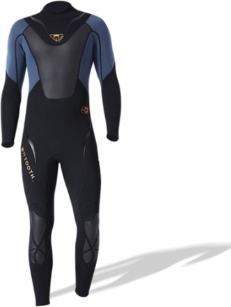 Men 3mm Neoprene Full-body Wetsuit with Back Zipper Diving Suit for Surfing Swimming Scuba Snorkeling