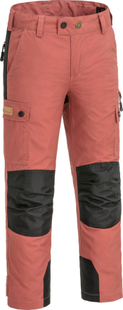 Pinewood Kids' Lappland Trousers Rusty Pink/Black Friluftsbyxor 128 cm