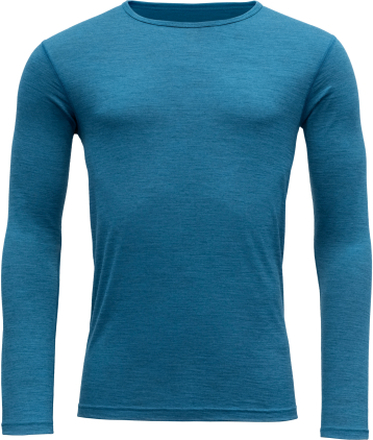 Devold Breeze Man Shirt BLUE MELANGE Underställströjor XXL