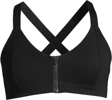 Casall Women's Scuba Zip Bikini Top Black Badetøy 34