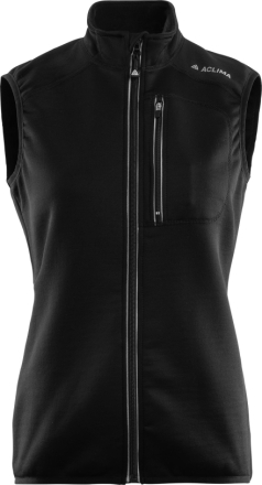 Aclima WoolShell Vest Woman Jet Black Ufôrede vester XS