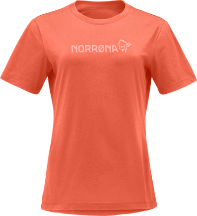 Norrøna Women's /29 Cotton Norrøna Viking T-shirt Orange Alert Kortermede trøyer S