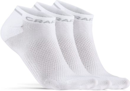 Craft Core Dry Shafless Sock 3-pack White Treningssokker 46/48