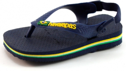 Havaianas slippers Baby Brasil logo Blauw HAV01
