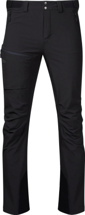 Bergans Men's Breheimen Softshell Pants Black/Solid Charcoal Friluftsbukser Long XL