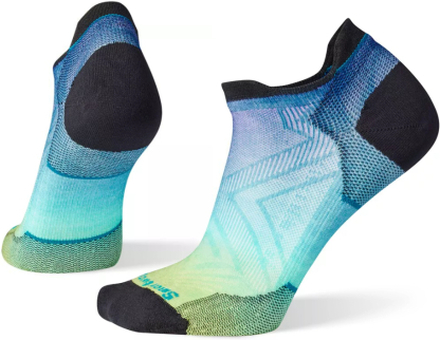 Smartwool Women's Run Zero Cushion Ombre Print Low Ankle Socks Capri Treningssokker 38-41
