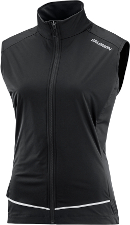 Salomon Women's Light Shell Vest DEEP BLACK/ Ovadderade västar XL