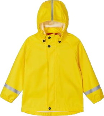 Reima Kids' Raincoat Lampi Yellow 2350 Regnjackor 128 cm