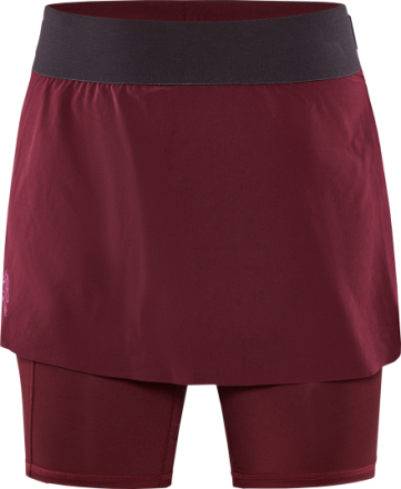Craft Women's PRO Trail 2in1 Skirt Punsch Träningsshorts XS