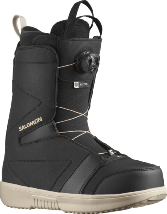 Salomon Men's Faction Boa Black / Black / Rainy Day Alpinstøvler 28